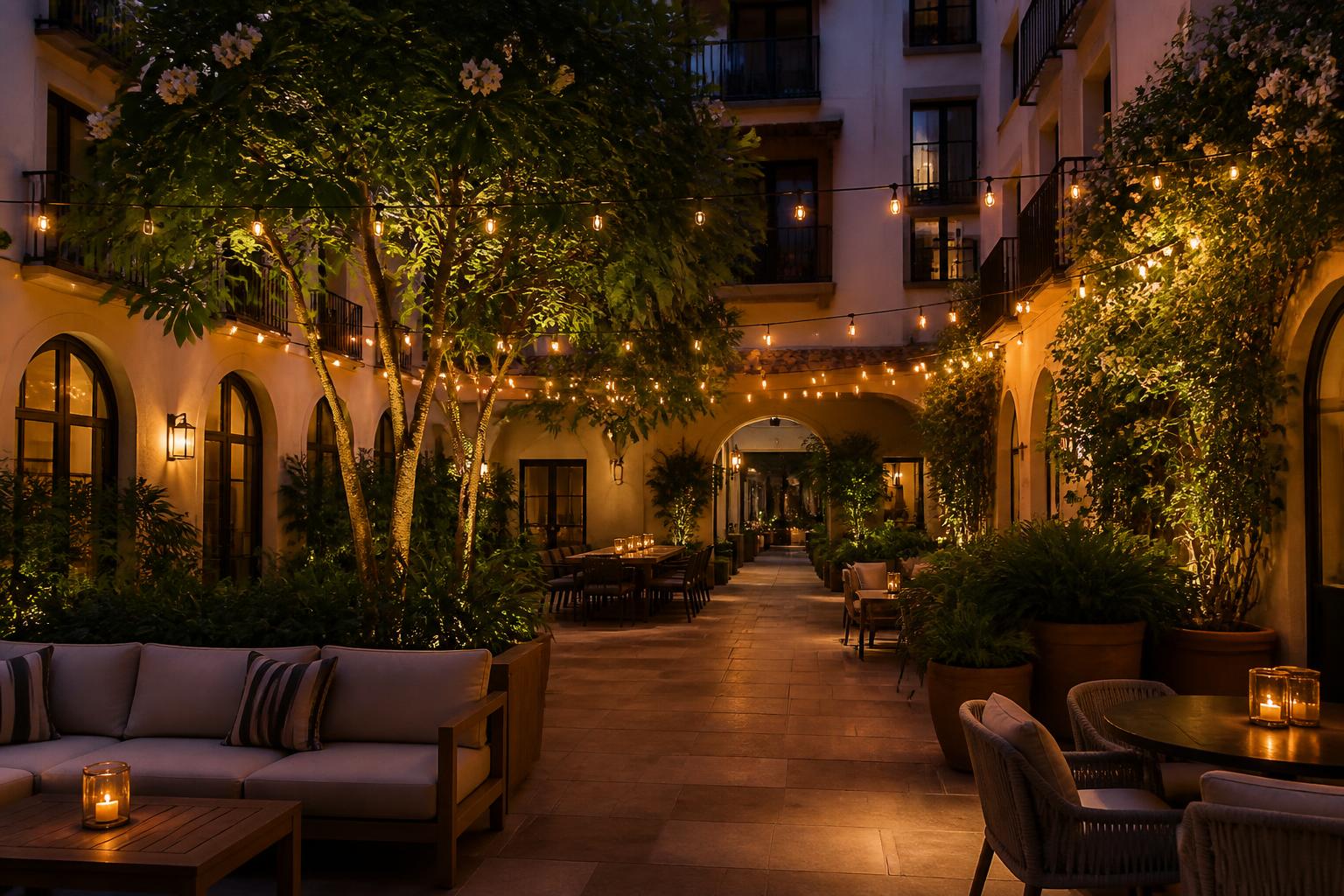 Courtyard at Twilight